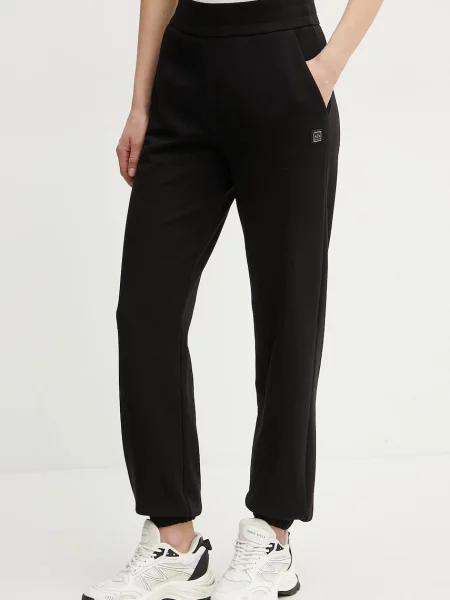 Armani Exchange pantaloni de trening femei neted negru
