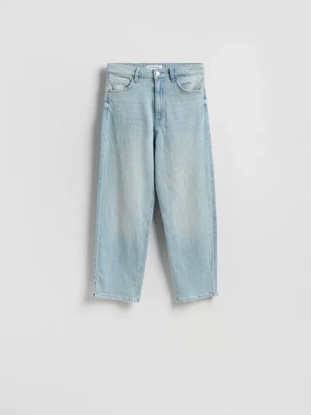 Reserved Джинси straight fit синій