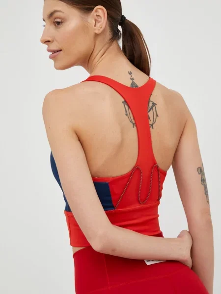 Sportovní podprsenka adidas Performance Marimekko červená