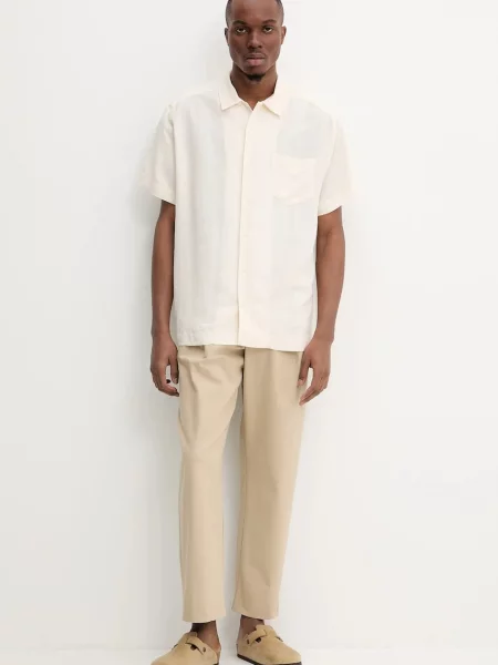 Рубашка A.p.c. бежевая