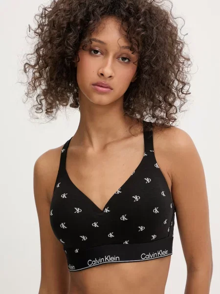 Calvin Klein Underwear braletka s bavlnou černá