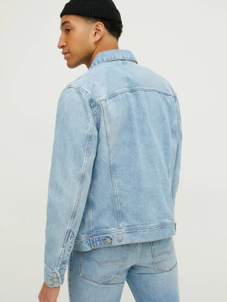 Diesel geaca jeans barbati de tranzitie albastru