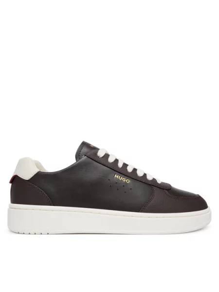 HUGO Sneakersy Neston hnedá