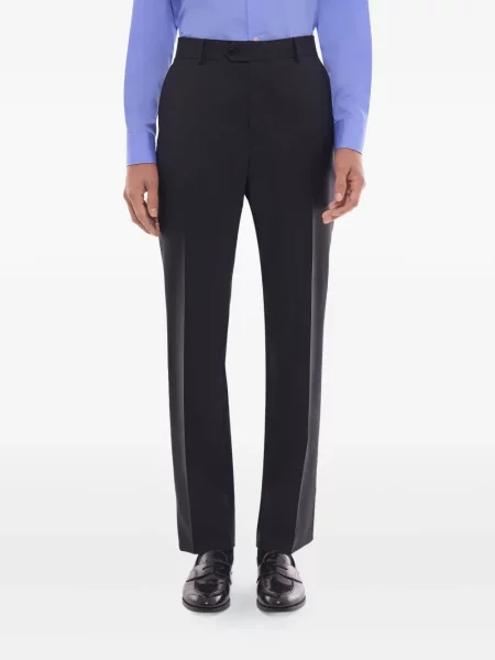 Pantaloni Fursac plisate negru