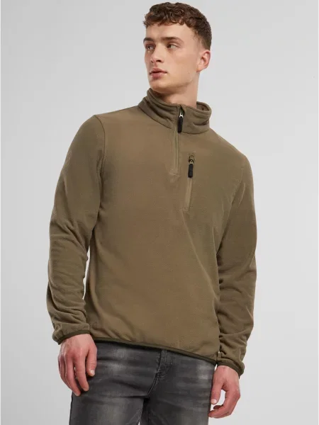 Hanorac din fleece Brandit din fleece maro