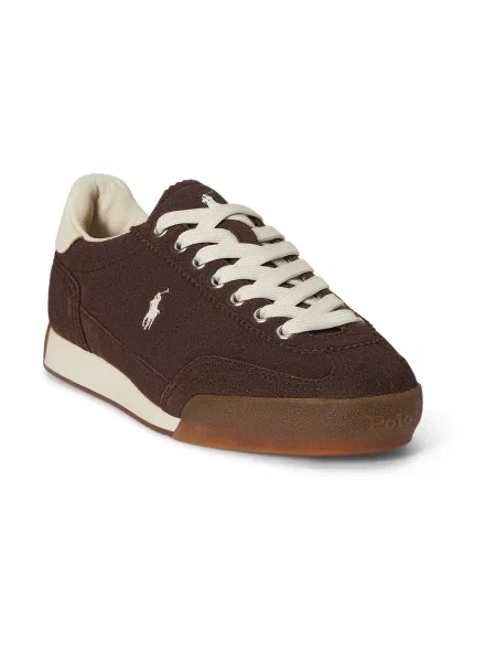 Sneakersy Polo Ralph Lauren hnědé