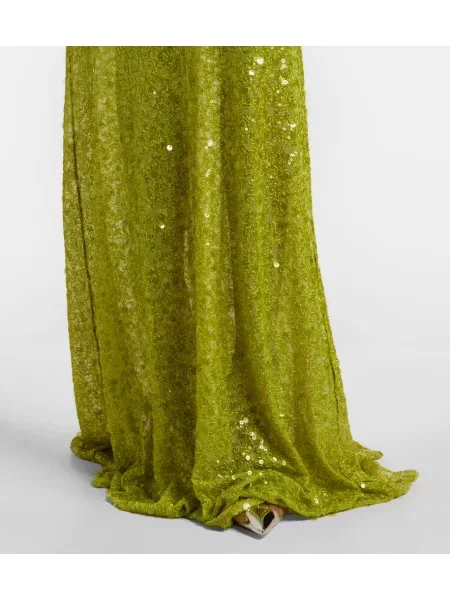 Rochie David Koma drapată verde