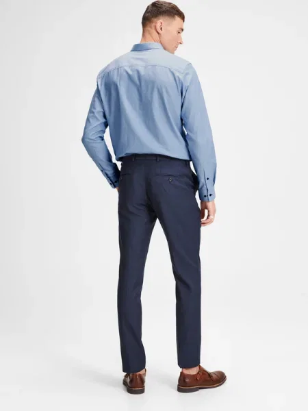 JACK & JONES Pantaloni eleganți JPRSOLARIS bleumarin albastru