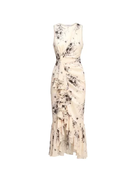 Rochie midi Cinq A Sept cu model floral cu imagine