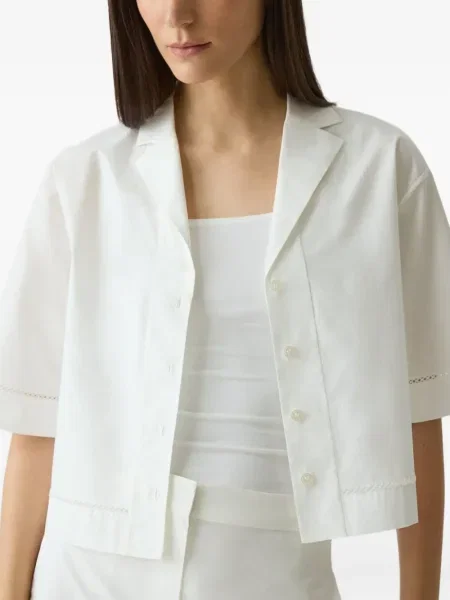 Cămașă Theory din poplin alb