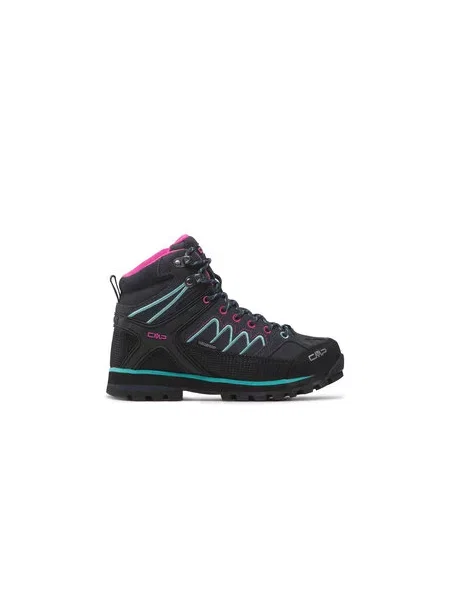 Trekové boty CMP Moon Mid WP anthracite/acqua šedé