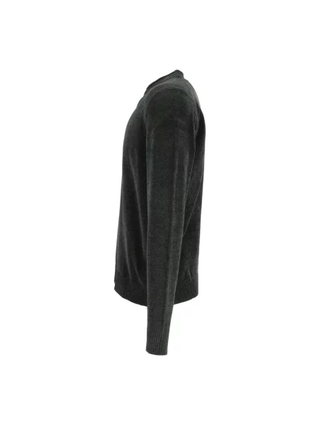Lniany sweter Rrd zielony