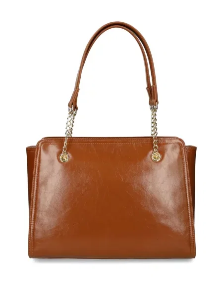 Torbica Love Moschino sa šiljcima smeđa