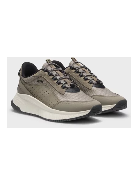 Sneakersy Boss beżowe