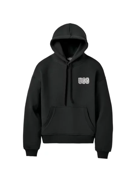 Hanorac cu glugă Ugg cu autograf negru