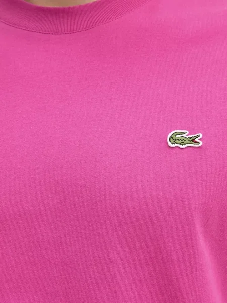 Lacoste alap póló férfi rózsaszín
