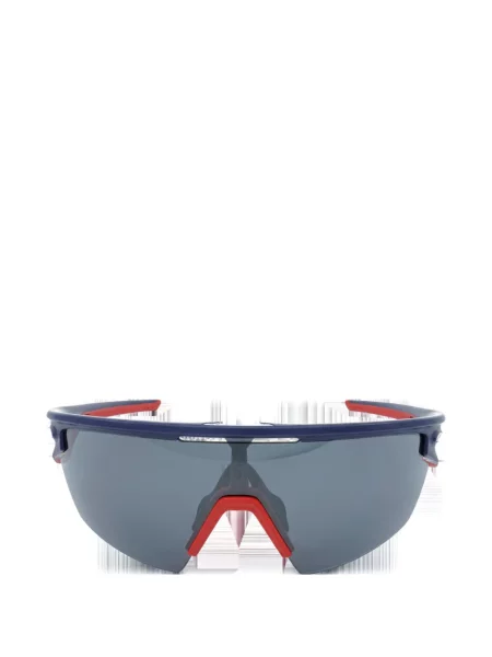 Ochelari de soare Oakley cu imprimeu geometric albastru