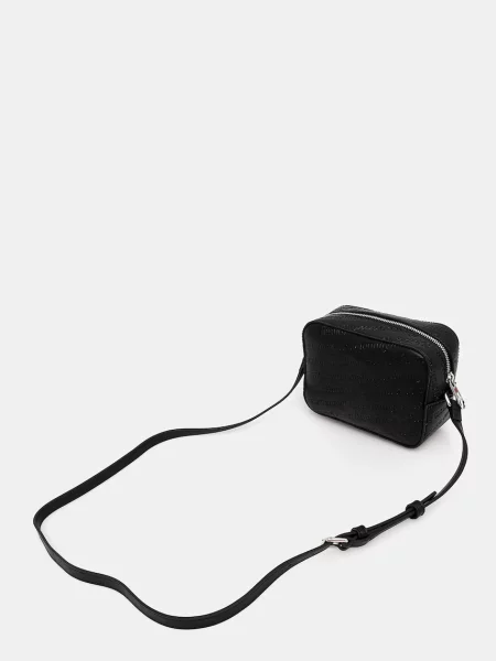 Tommy Jeans Geantă Tjw Must Aop Camera Bag negru