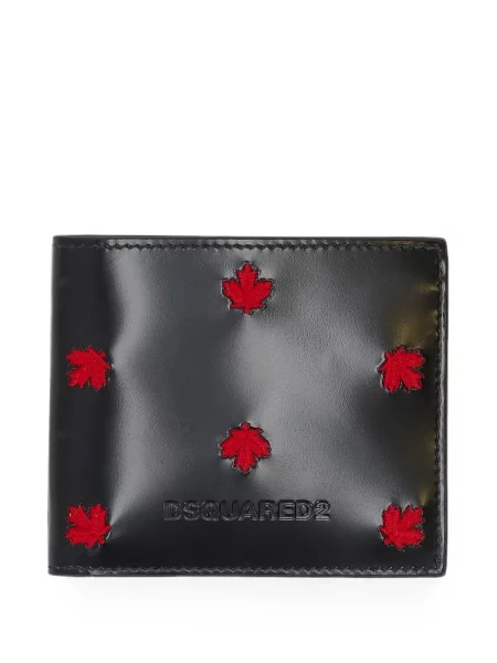 Portofel Dsquared2 cu autograf negru