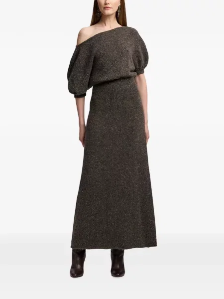 Rochie midi Ralph Lauren Collection maro