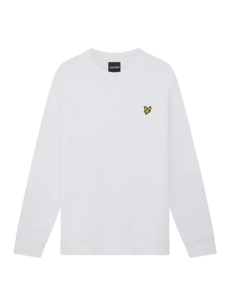 Bluza Lyle & Scott z nadrukiem biała