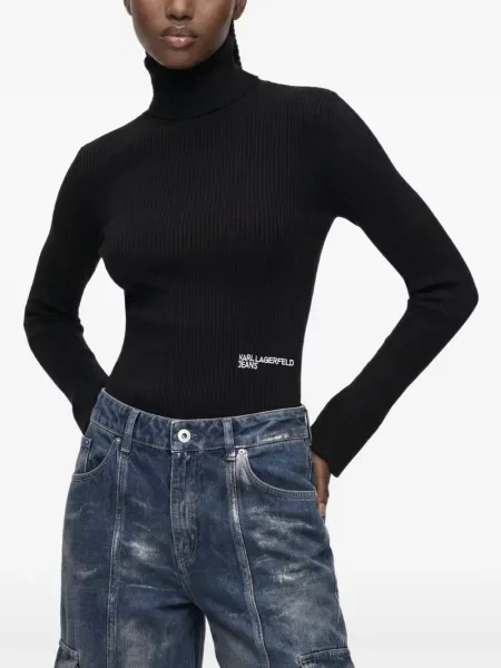 Ușor pulover Karl Lagerfeld Jeans negru