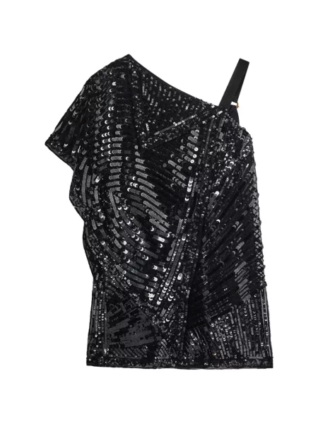 Rochie Pucci asimetrică negru