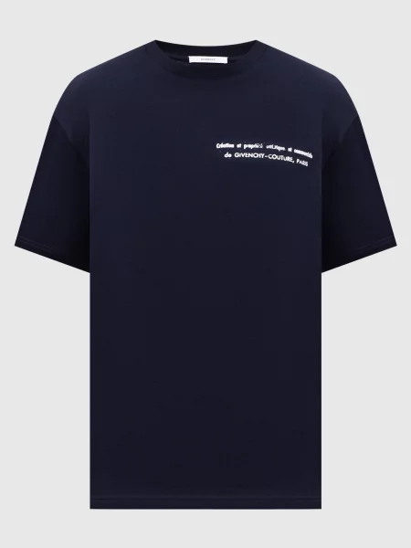 Футболка з принтом Archives Givenchy синя