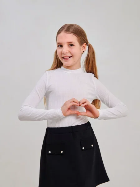 Дитячий Лонгслів SMIL білий