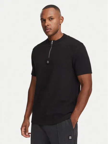 HUGO Tricou Dabi negru