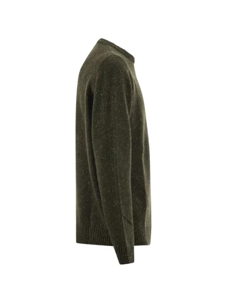 Pulover Mc2 Saint Barth cu decolteu rotund verde