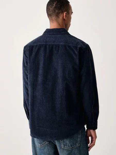 Levi's koszula sztruksowa CLASSIC WORKER granatowa