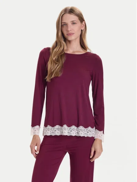 United Colors Of Benetton Cămașă pijama Vișiniu