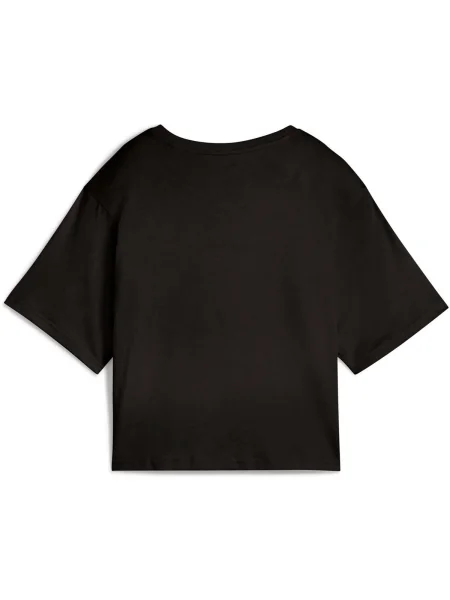 Decupat tricou Puma cu autograf negru