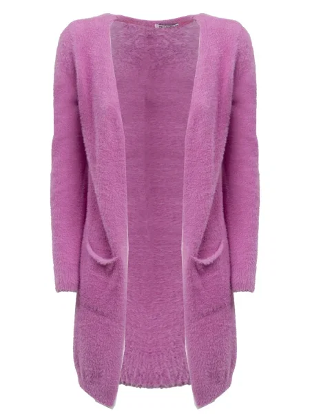 Influencer Kardiganas šviesiai rožinė