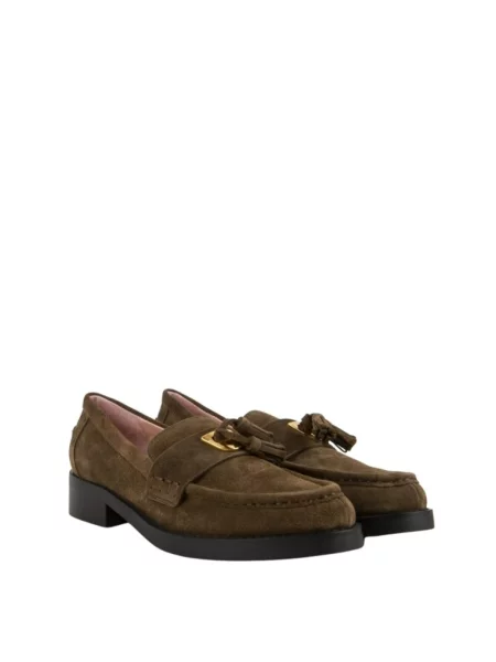 Coccinelle Loafersy Beat Vintag.Su E4 16 04 01 Khaki brązowe