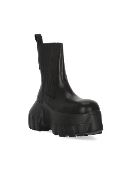 Botki Rick Owens skórzane czarne