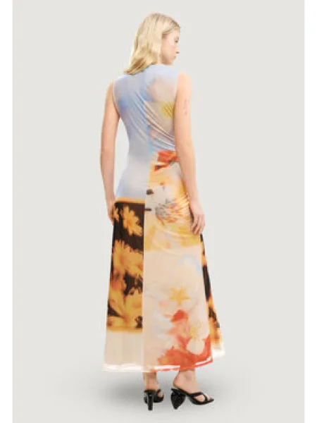 Desigual Hétköznapi ruha VEST_JADE Egg Fit narancssárga