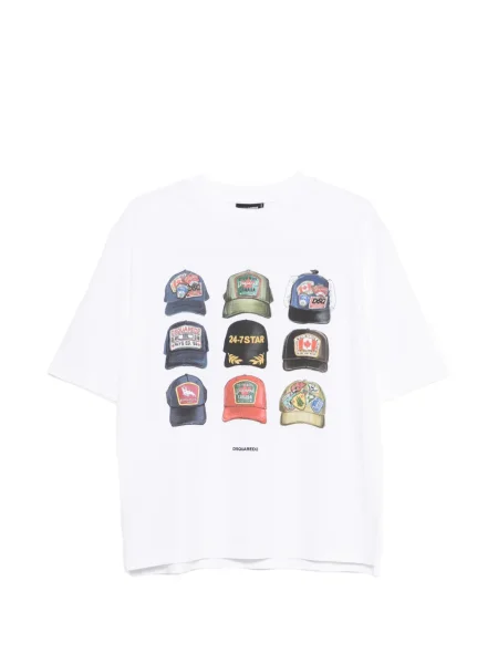 Тениска Dsquared2 бяло