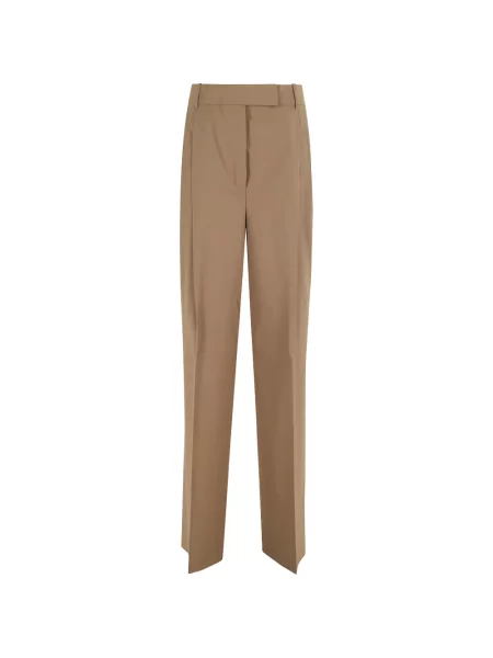 Pantaloni Róhe plisate maro