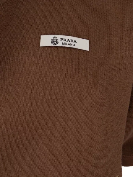 Cămașă Prada scurtă maro