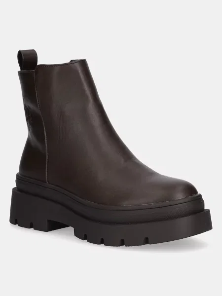 Боти U.S. Polo Assn. с платформа с лека изолация кафяво