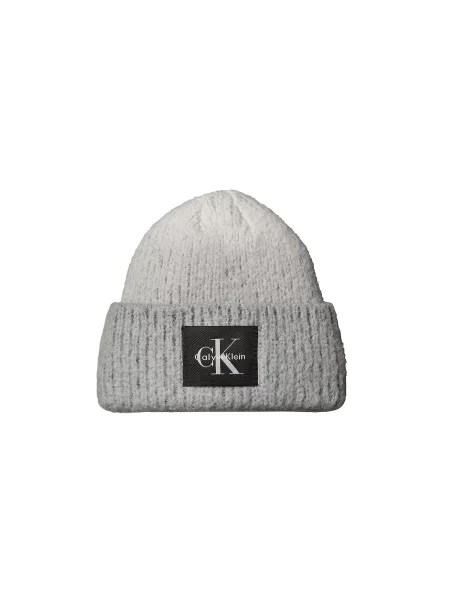 Calvin Klein căciulă de damă cu amestec de lână alb