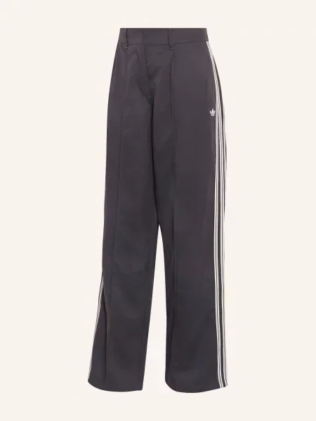 Adidas Originals Kalhoty Firebird tmavě šedá bílá