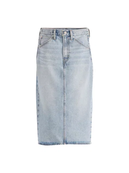Spódnica Levi's z rozcieciem niebieska