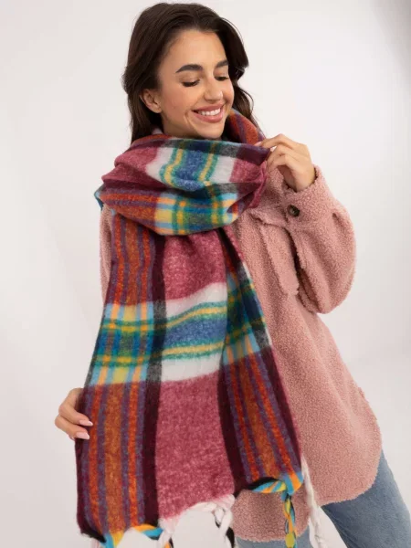 Šal Fashionhunters bordo