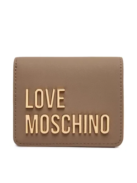 Portfel LOVE MOSCHINO brązowy
