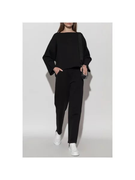 Spodnie Emporio Armani czarne