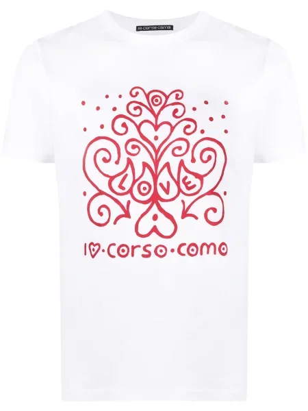 Tricou 10 Corso Como cu imagine scurt alb