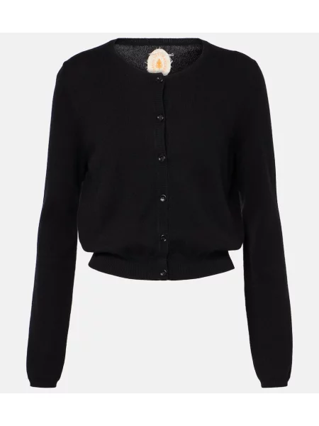 Кашмирена жилетка Jardin Des Orangers черно